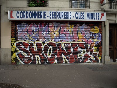 photo graffiti Paris 13eme arrondissement